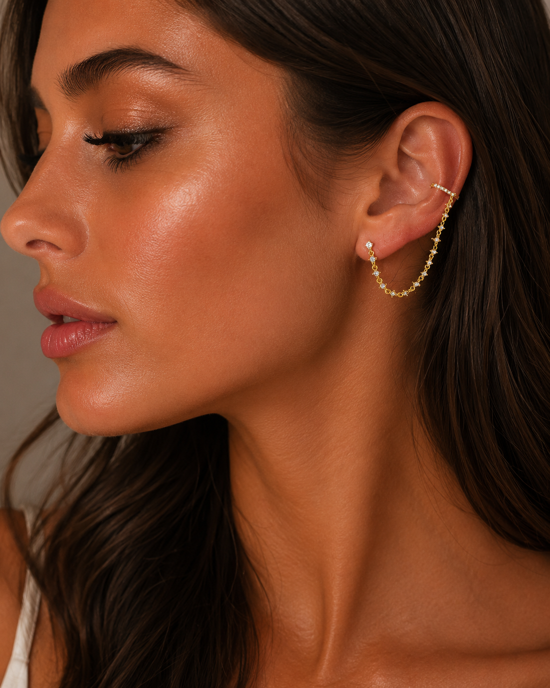 Star Studded Ear Cuff + Stud