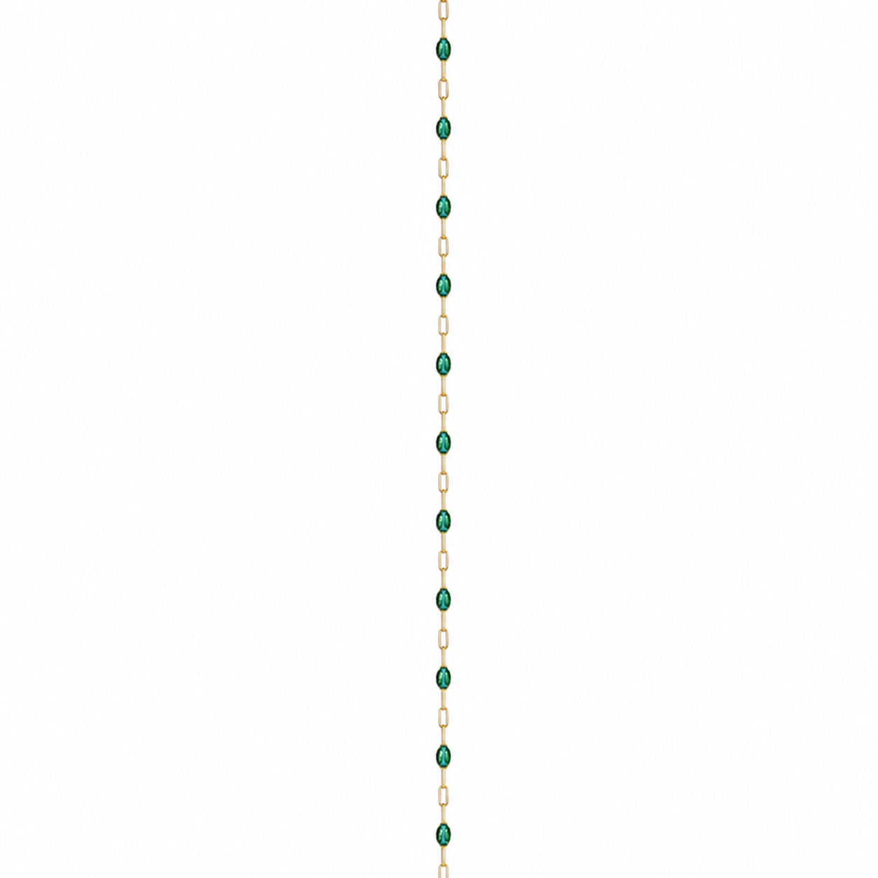 Emerald Enamel Cable Flat