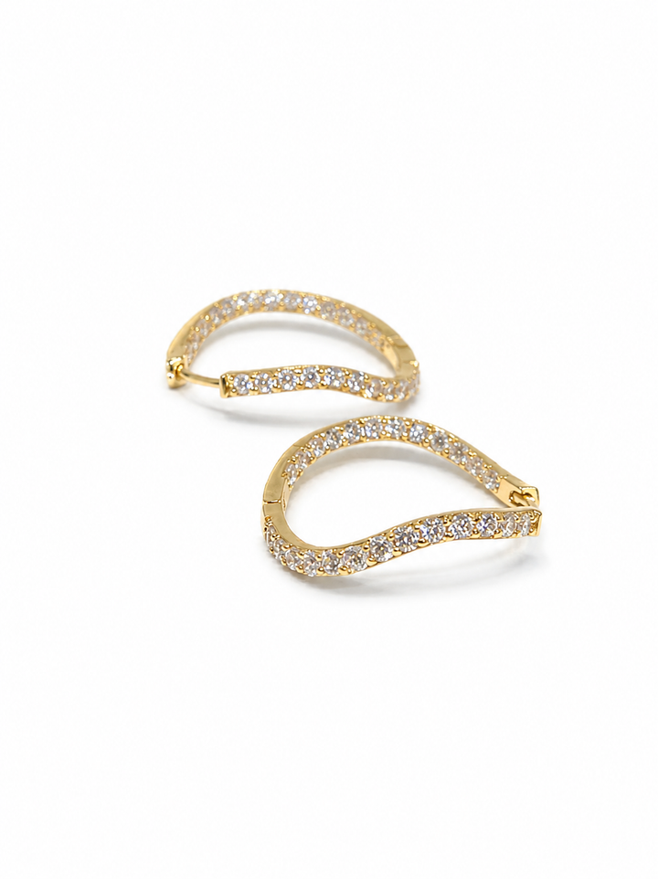 Alia Inside Out Hoop Earrings