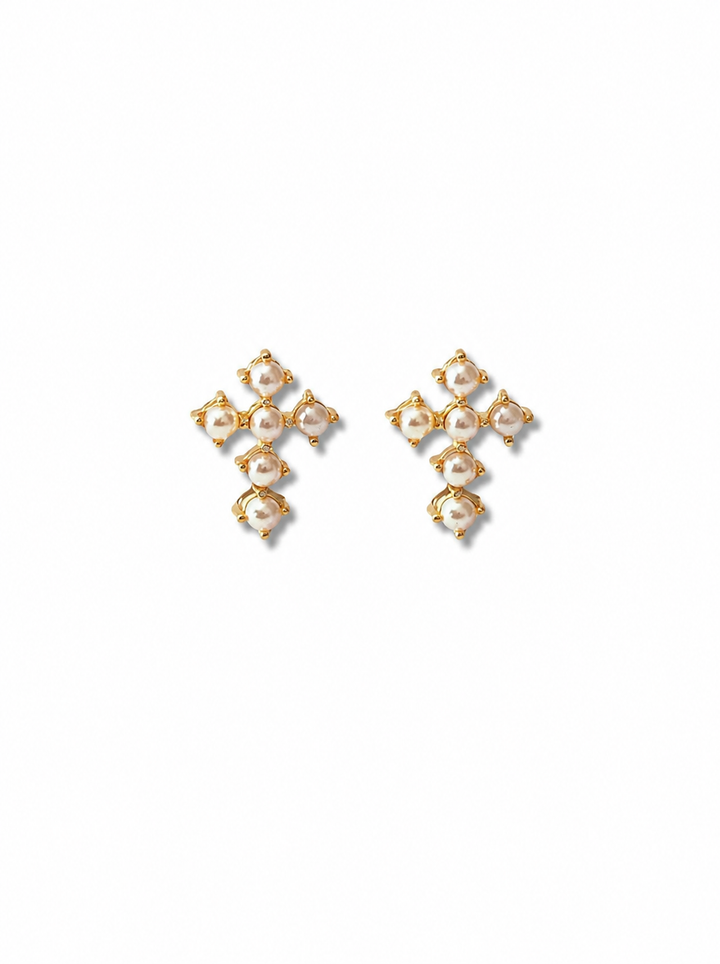 Ada Cross Stud Earrings