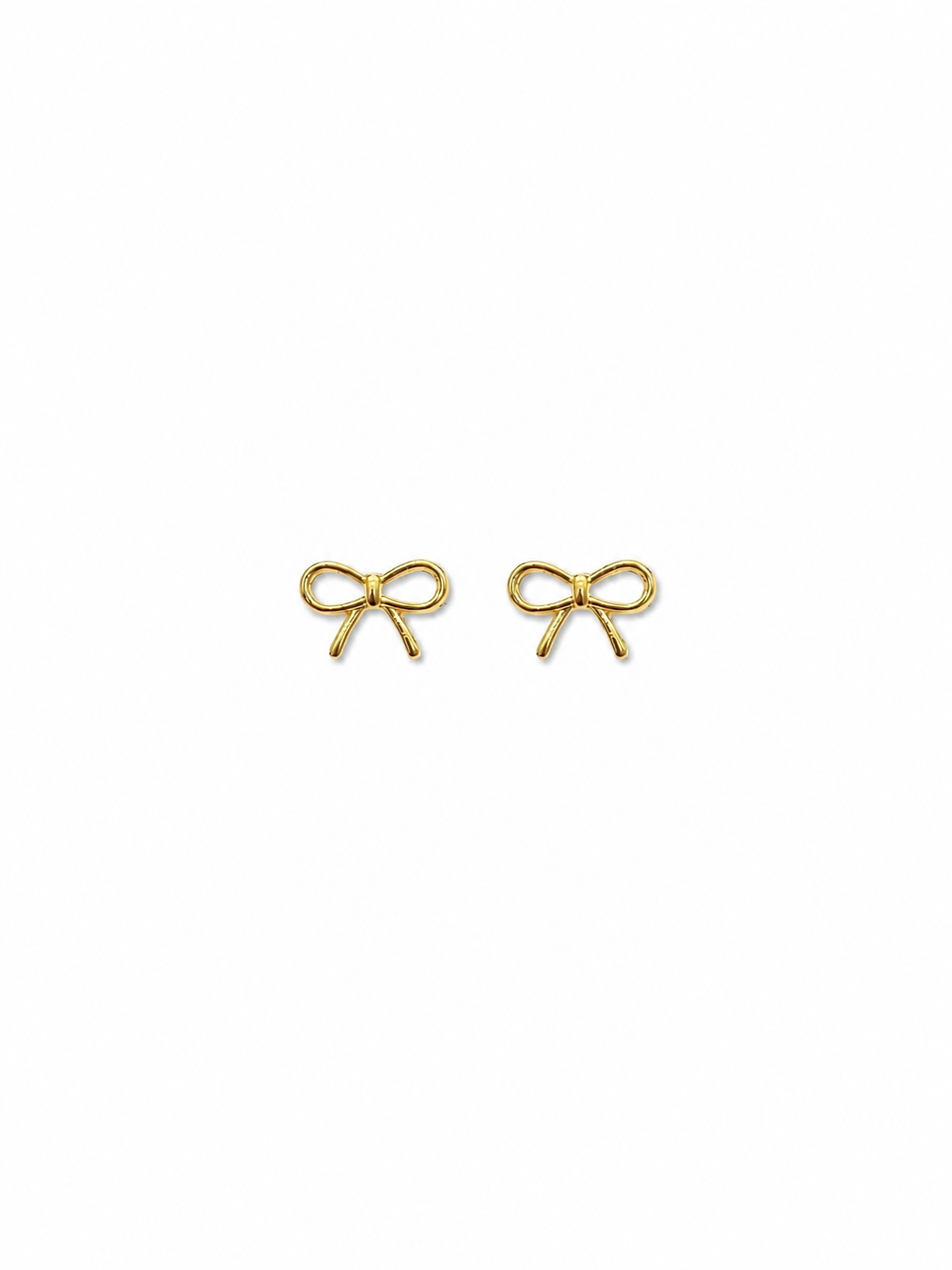 Isabella bow stud earring