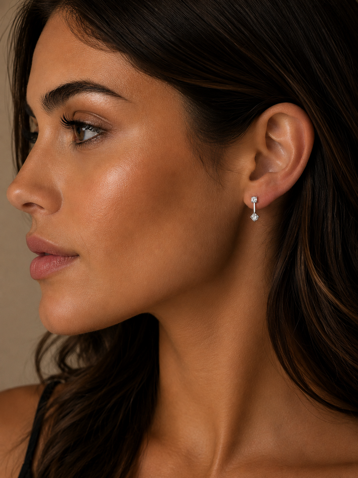 Birdie floating earring