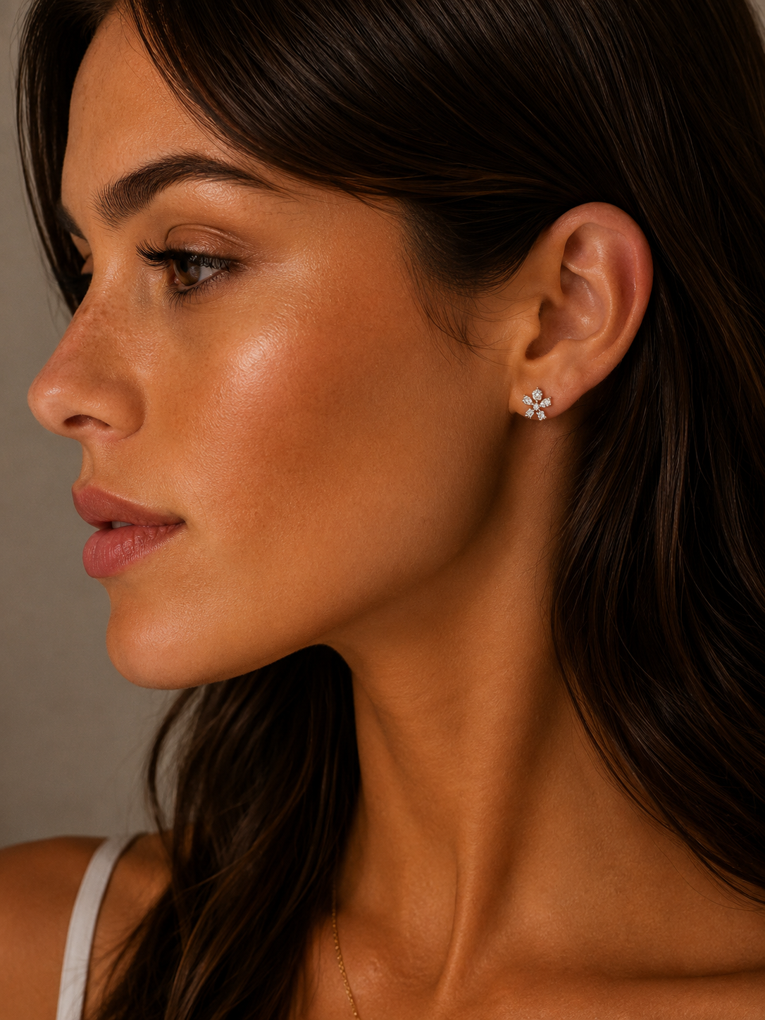 Mollie Flower Stud Earrings