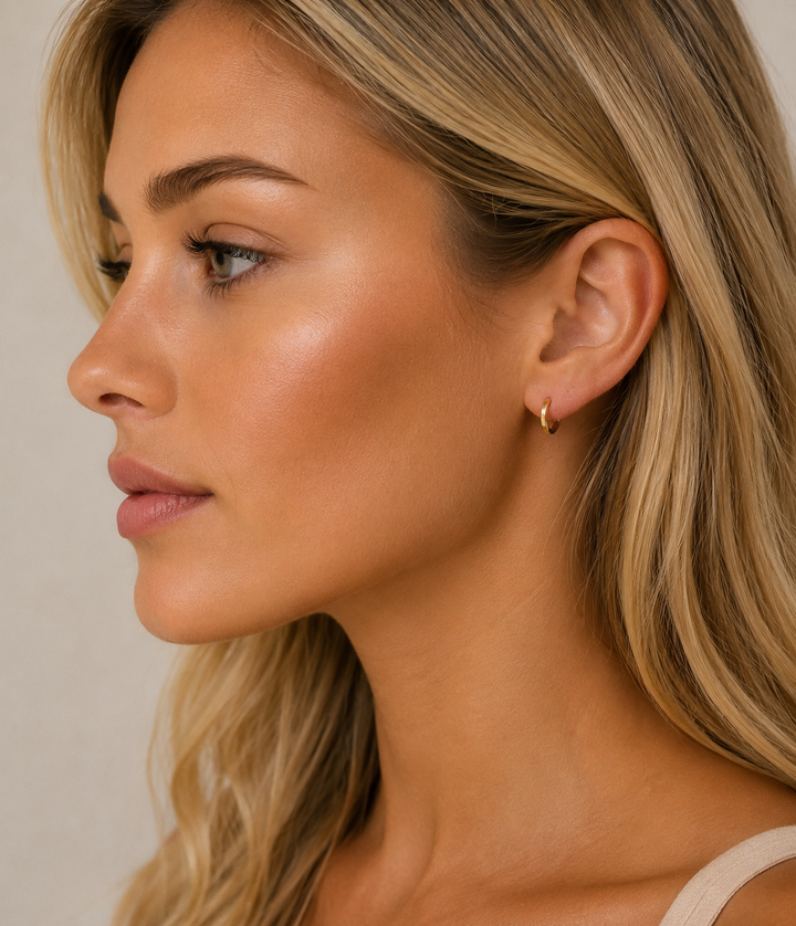 Penelope Petite Hoop Earrings