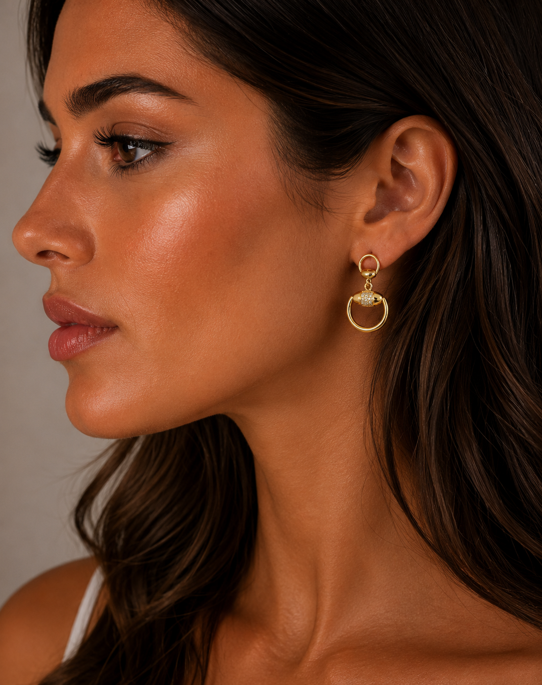 Door Knocker Drop Earrings