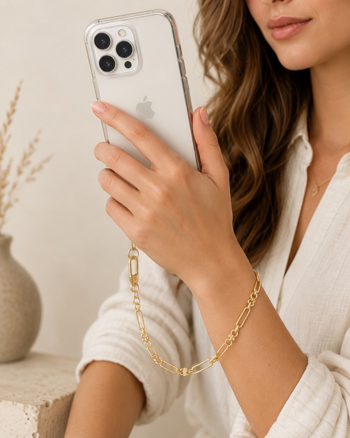 Alt Paperclip Phone wristlet