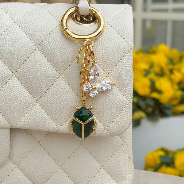Butterfly Gem Bag Charm