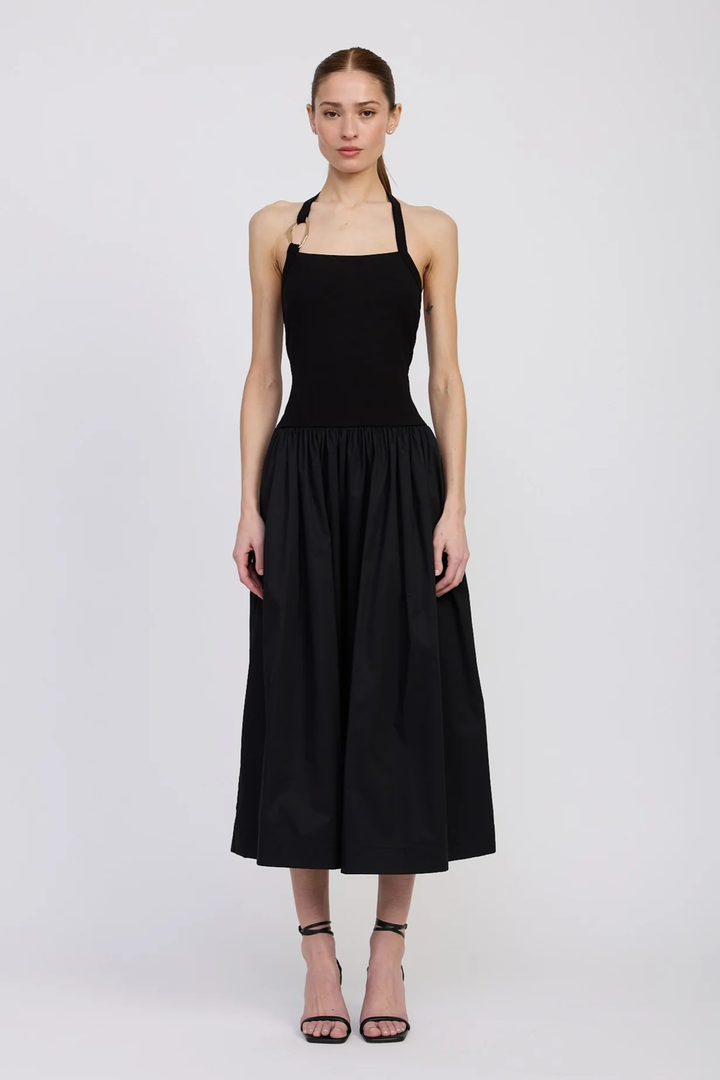 Calliope Mixed Media Dress