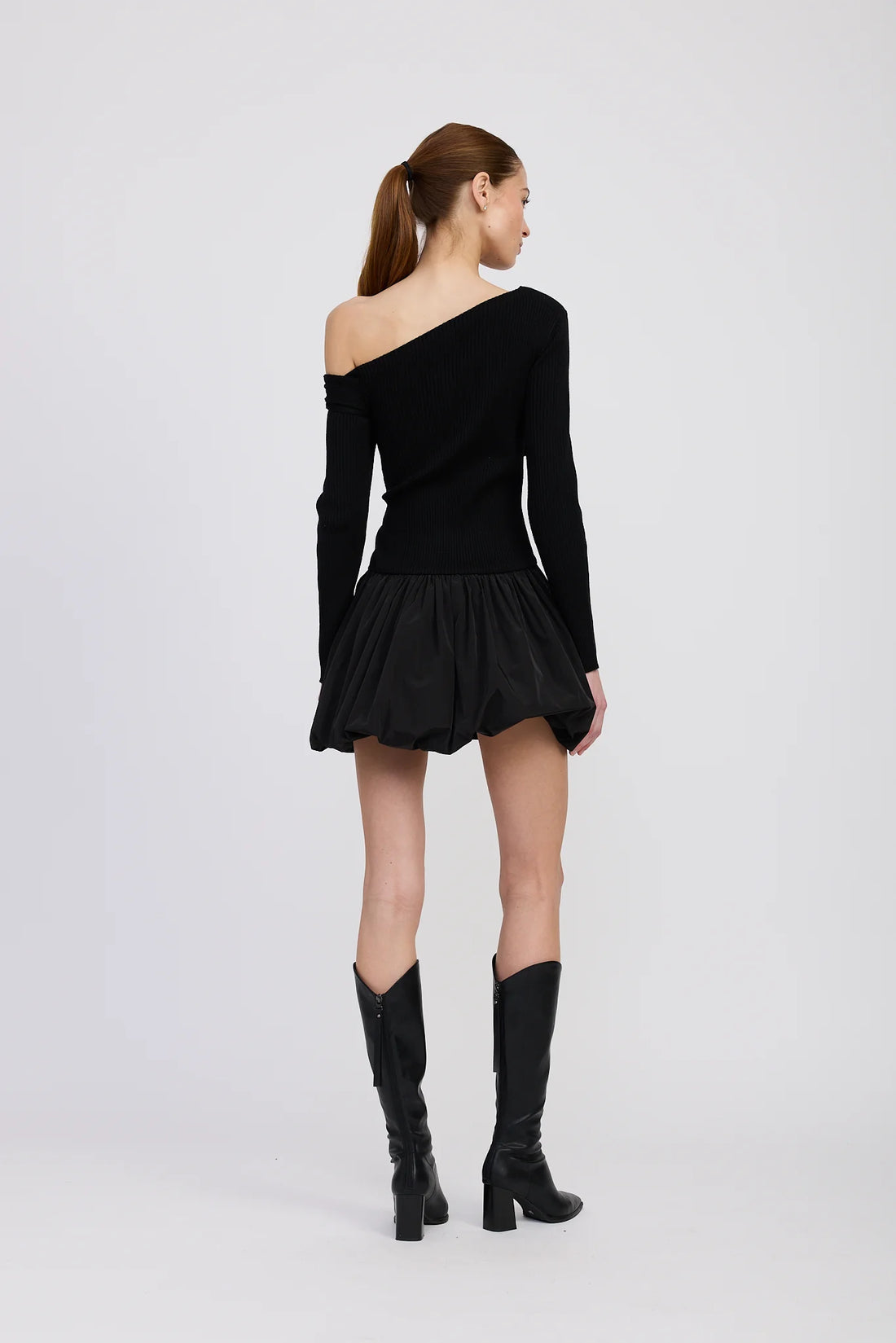 Romilla Mixed Media Mini Dress