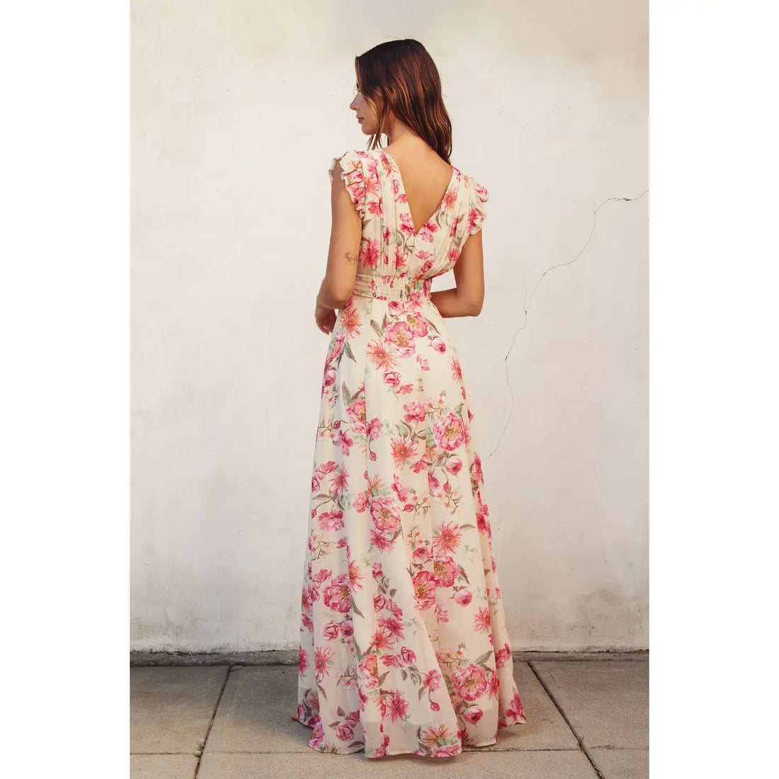 Plunging Maxi Dress
