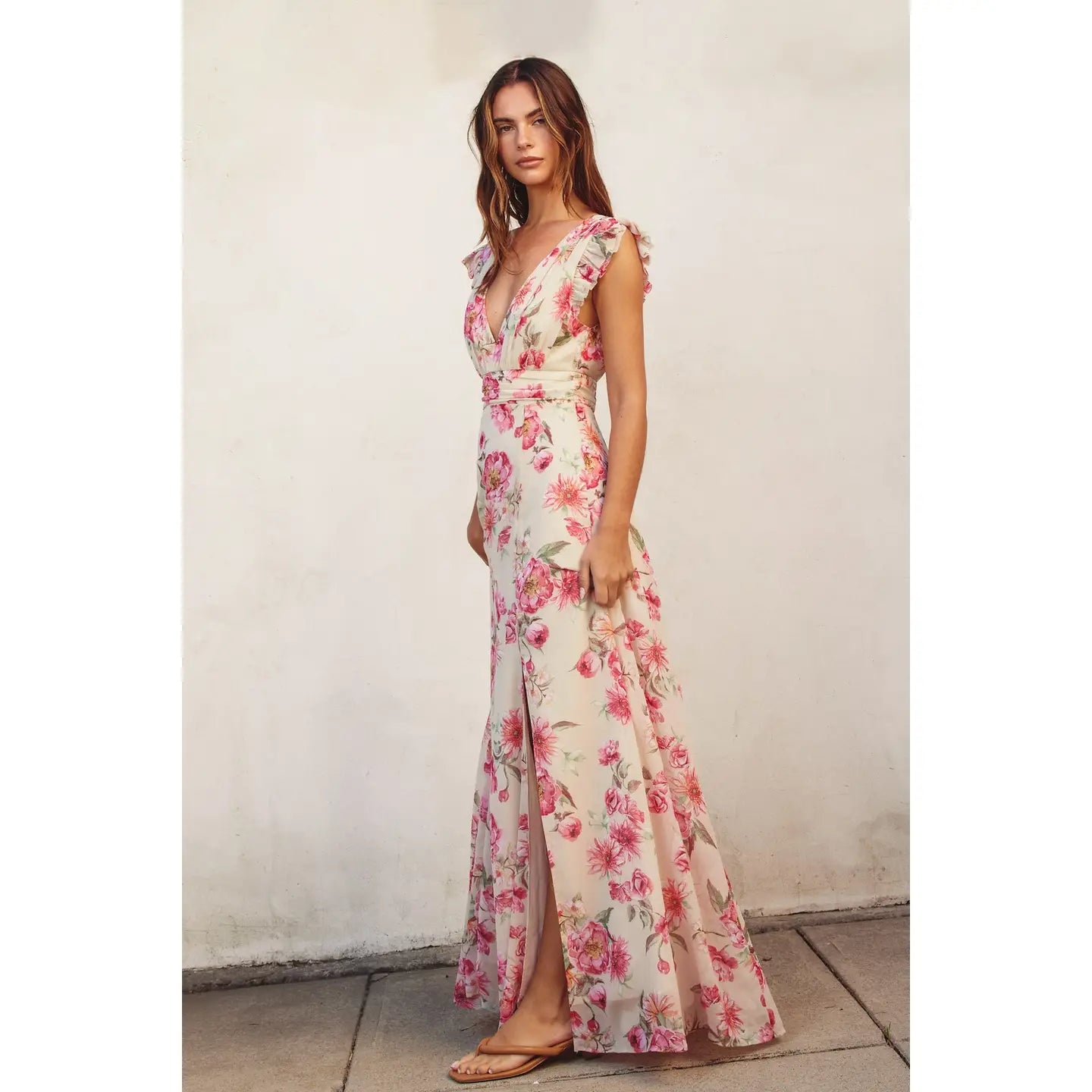 Plunging Maxi Dress