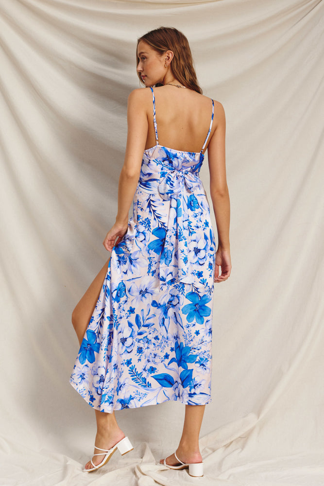 Tie Back Midi Dress