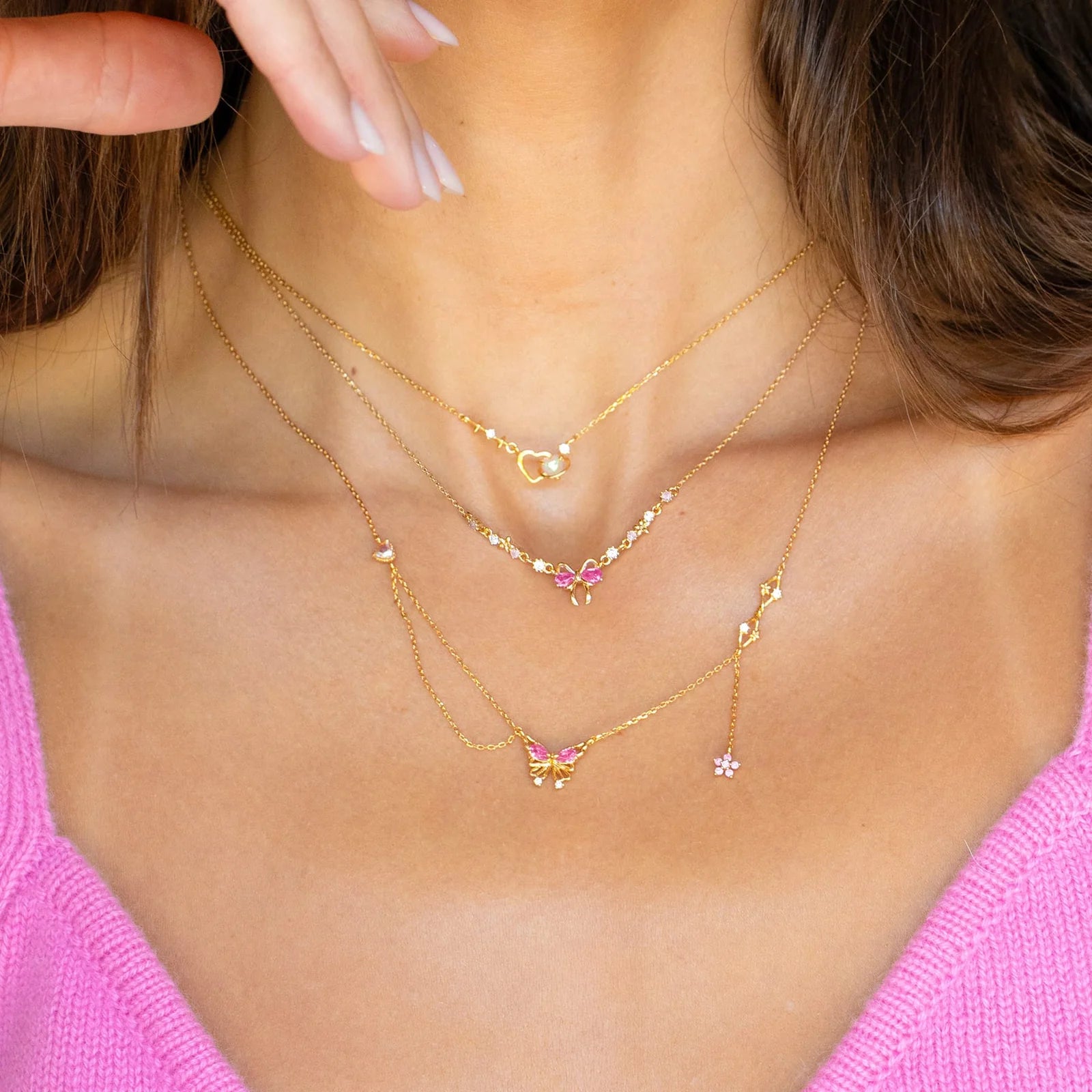 Pretty In Pink Necklace