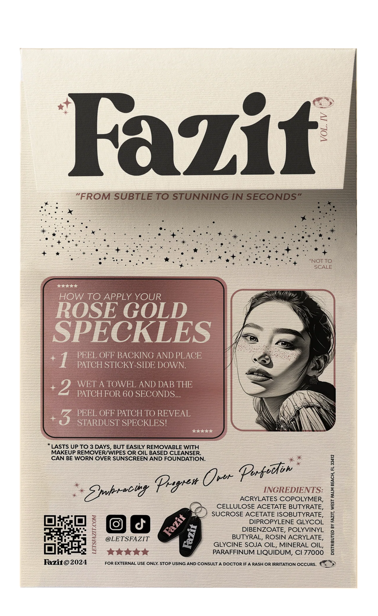 Fazit Rose Gold Speckles