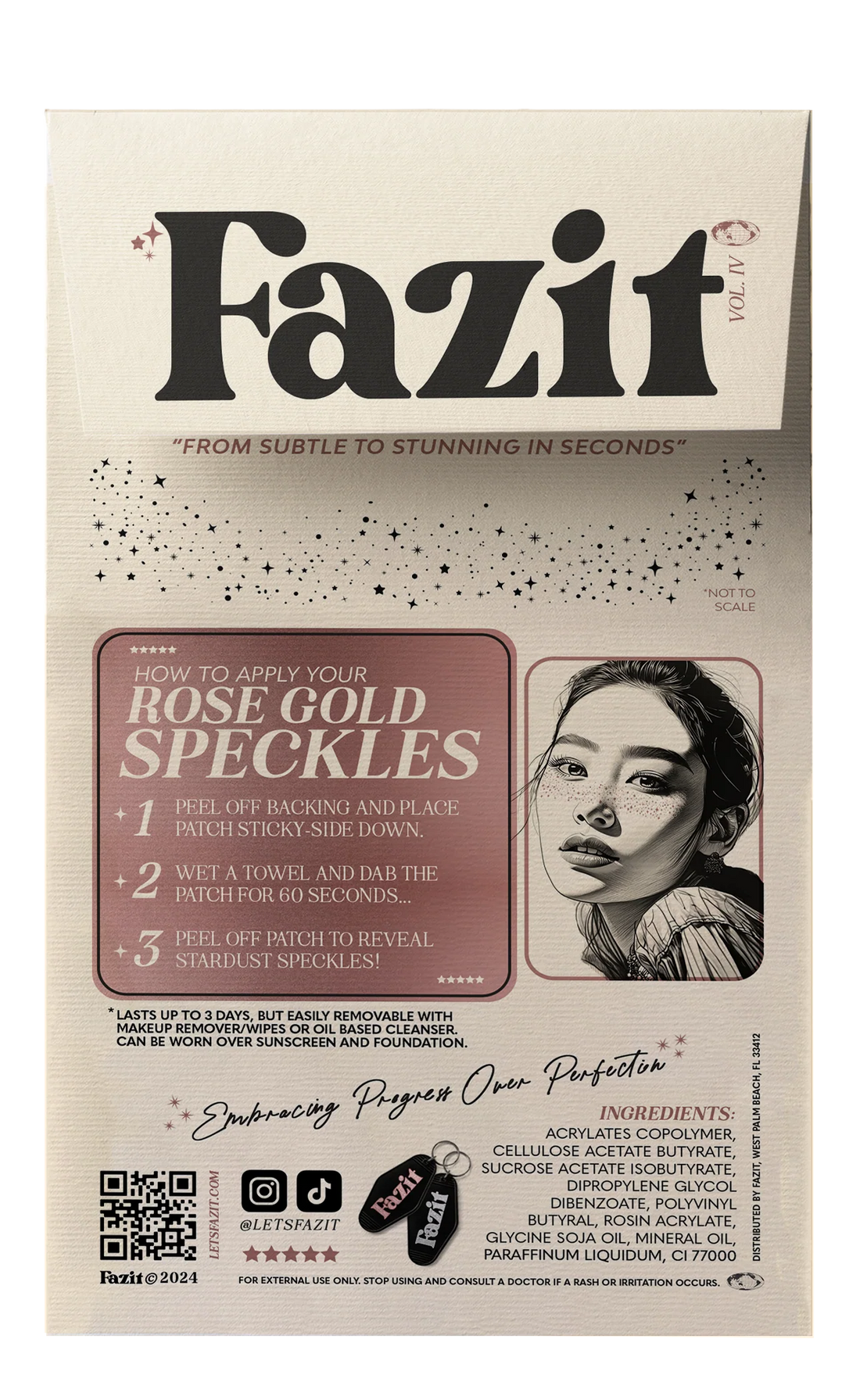 Fazit Rose Gold Speckles