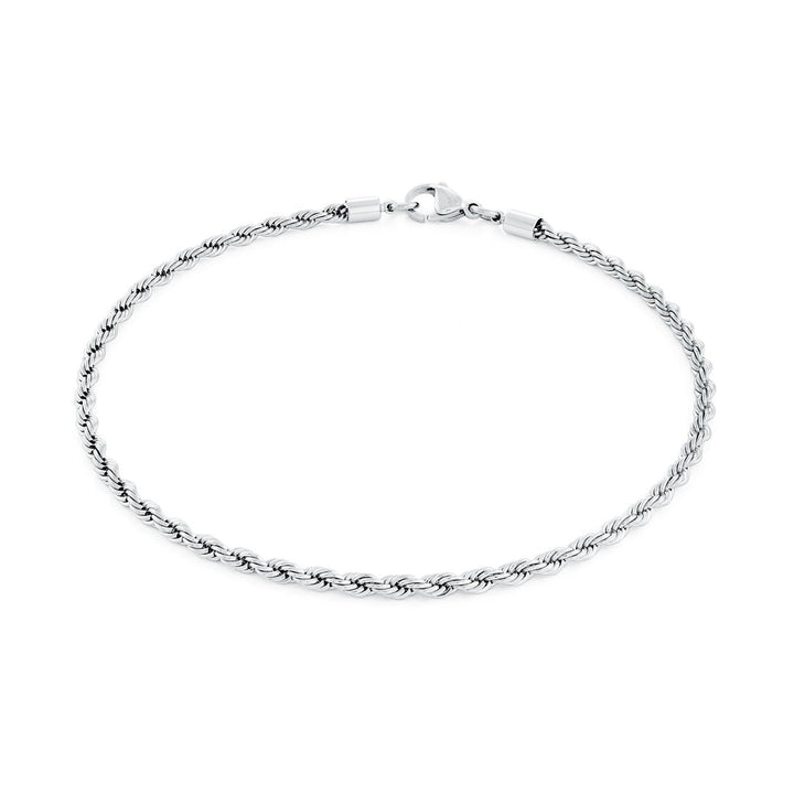 S.Steel 3mm Micro Rope Bracelet