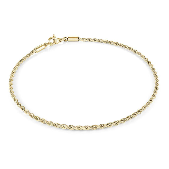 S.Steel 2mm Micro Rope Bracelet