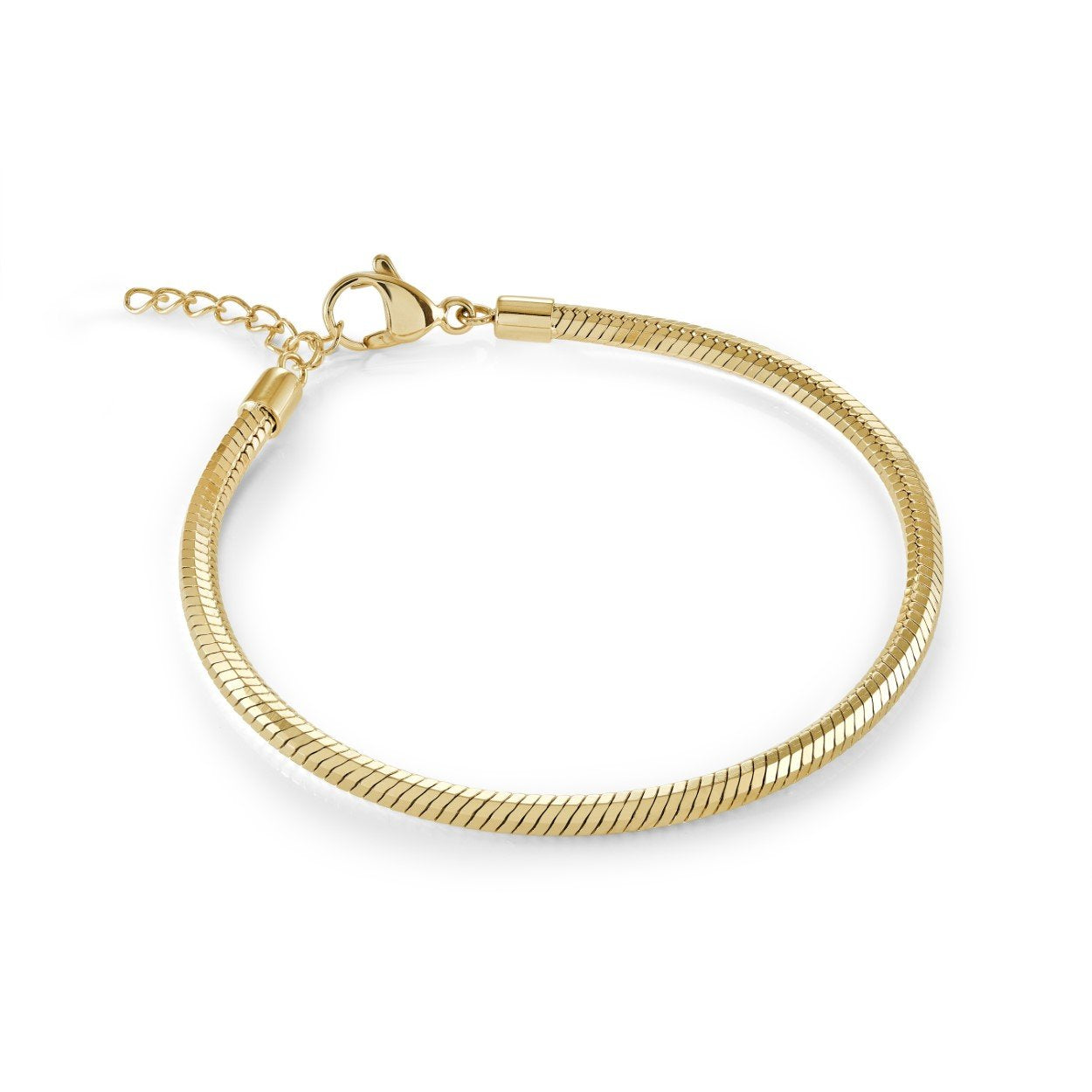 S.Steel 2.6m Mirror Snake Bracelet