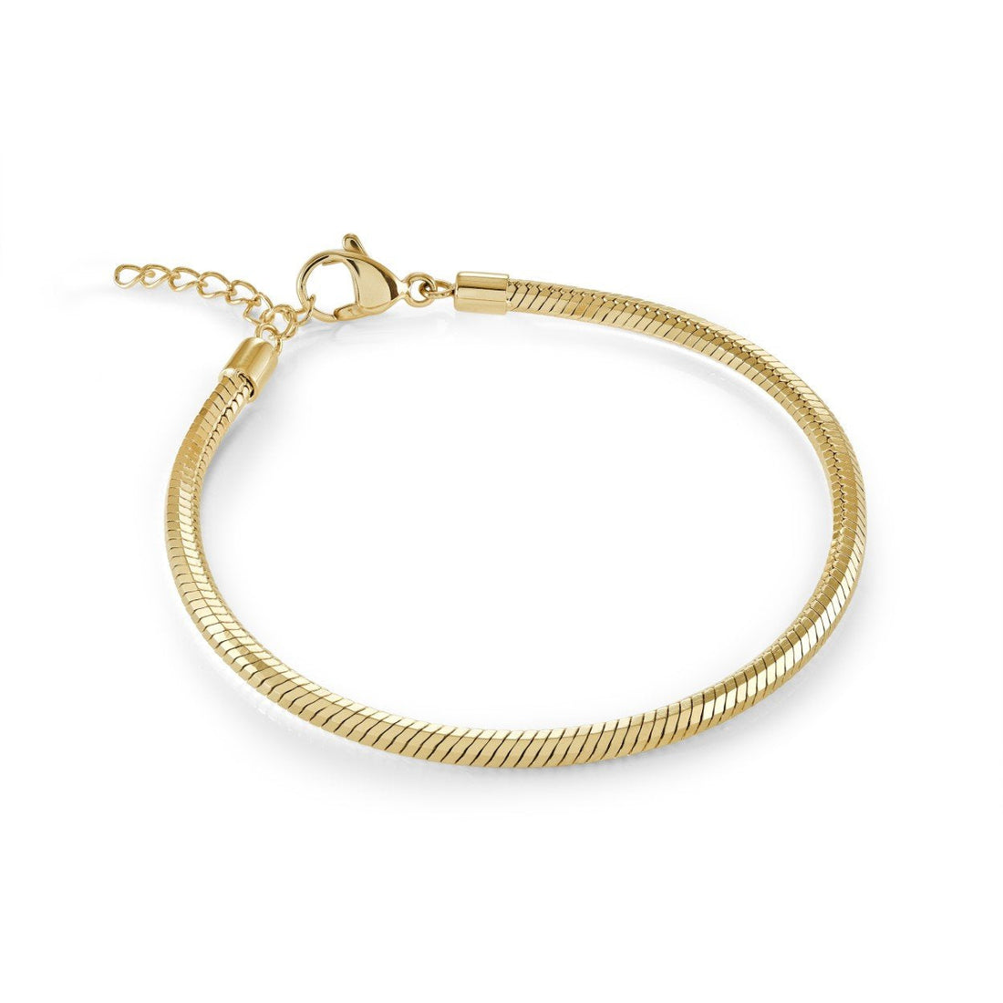 S.Steel 2.6m Mirror Snake Bracelet