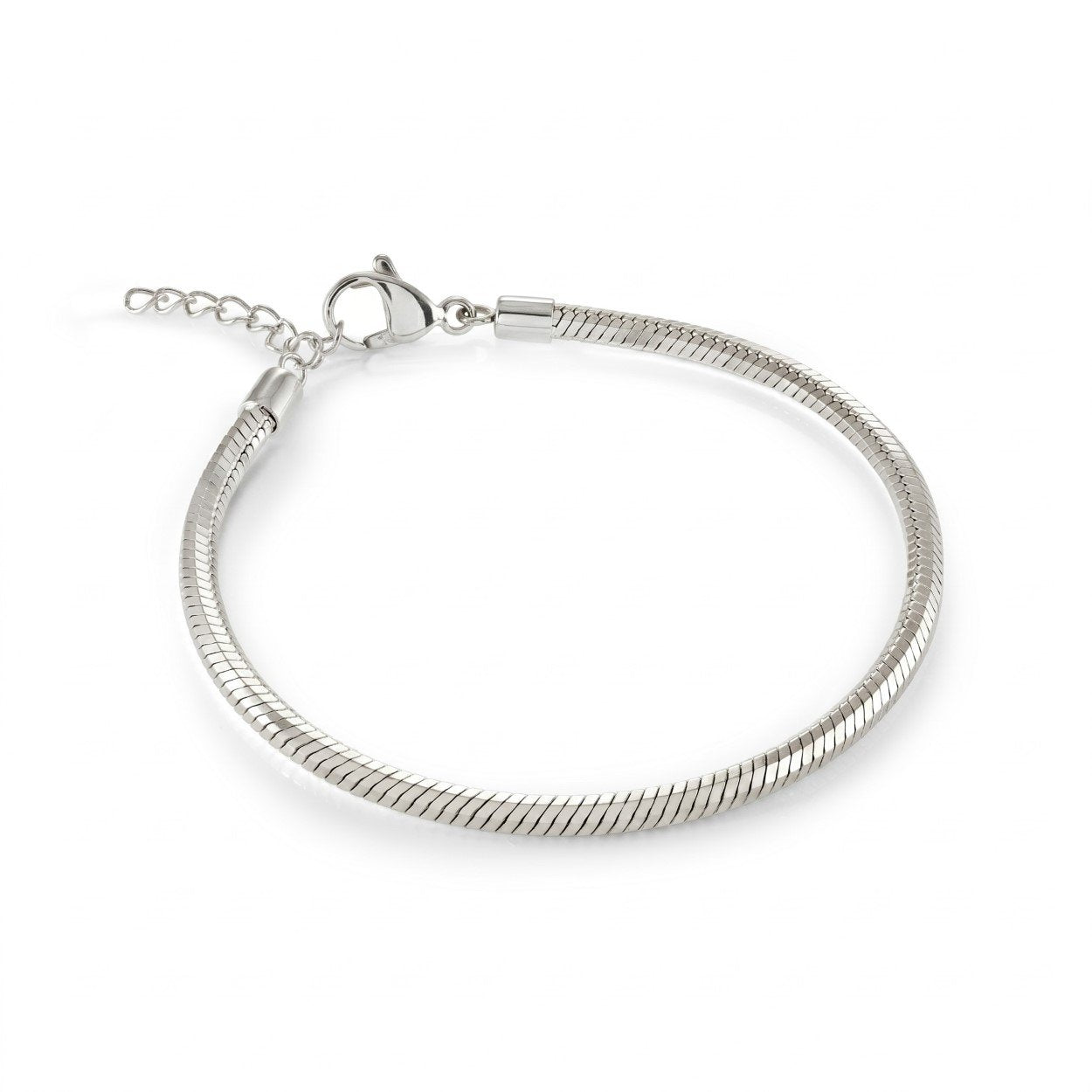 S.Steel 2.6m Mirror Snake Bracelet