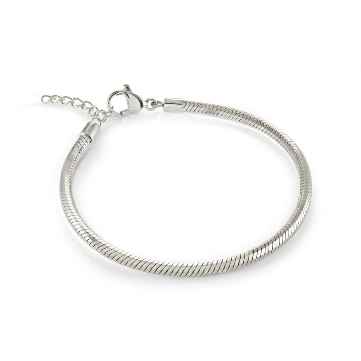 S.Steel 2.6m Mirror Snake Bracelet
