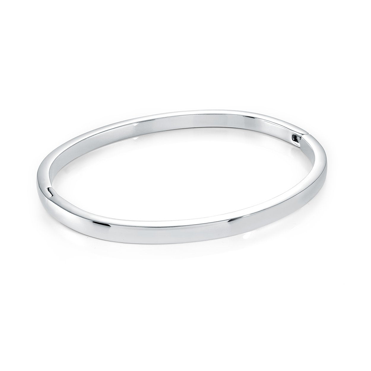S.Steel 4mm Curved Bangle