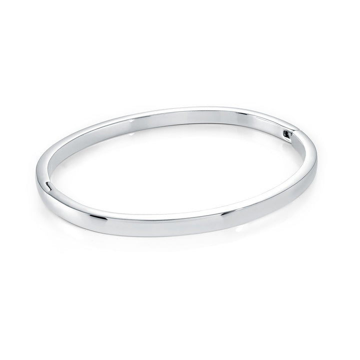 S.Steel 4mm Curved Bangle
