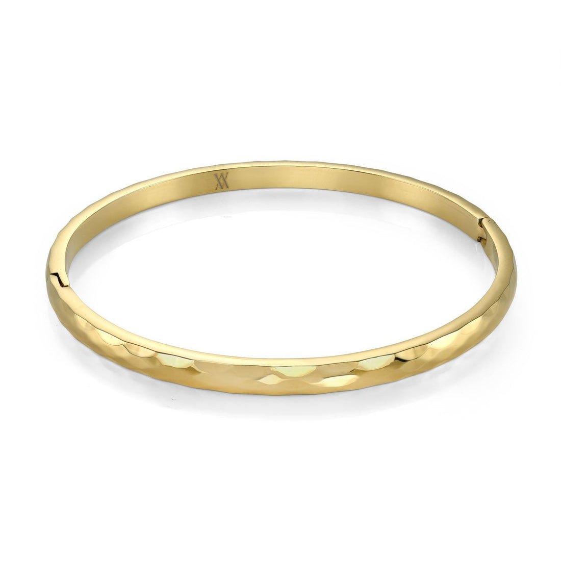 S.Steel Diamond Pattern Bangle