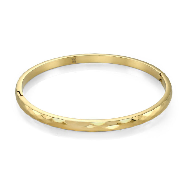 S.Steel Diamond Pattern Bangle
