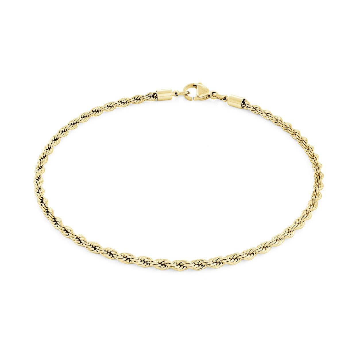S.Steel 3mm Micro Rope Bracelet
