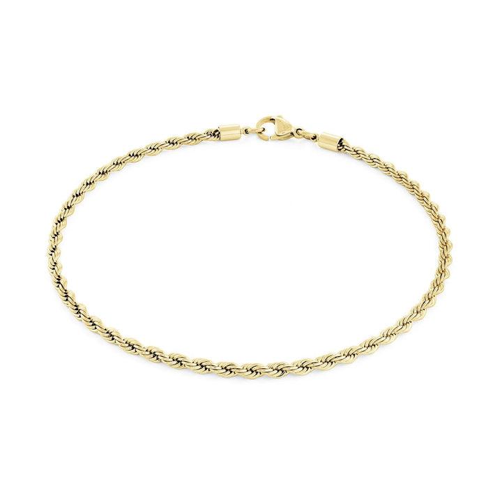 S.Steel 3mm Micro Rope Bracelet