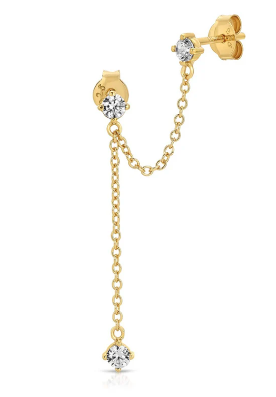 Stunner Double Earring Chain