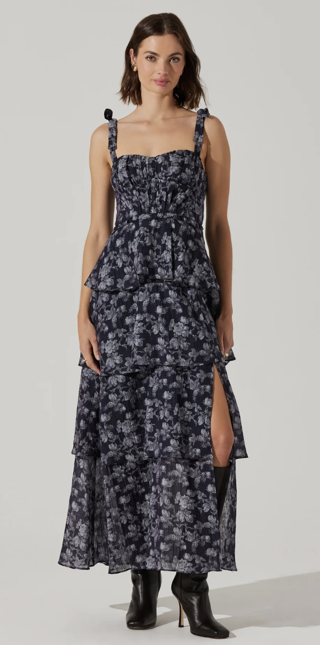 Mellorie Floral Tiered Maxi Dress