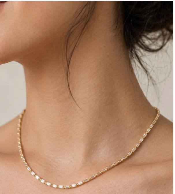 Celine Eternity Necklace | Gold