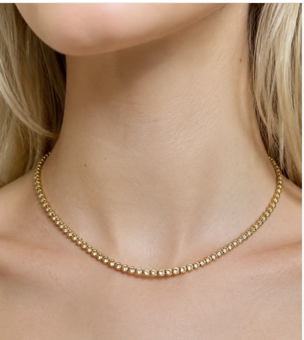 Aria Eternity Necklace | Gold