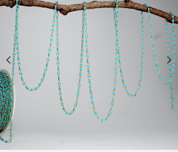 Turquoise Double Enamel Paperclip