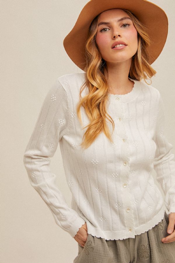 Floral Button Down Cardigan