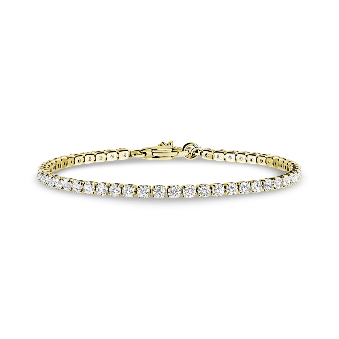 Adjustable Tennis Bracelet (2.5MM) - Gold
