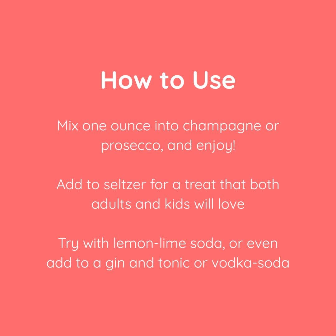 Glitter Sangria Cocktail Mix/Syrup, 16 fl oz