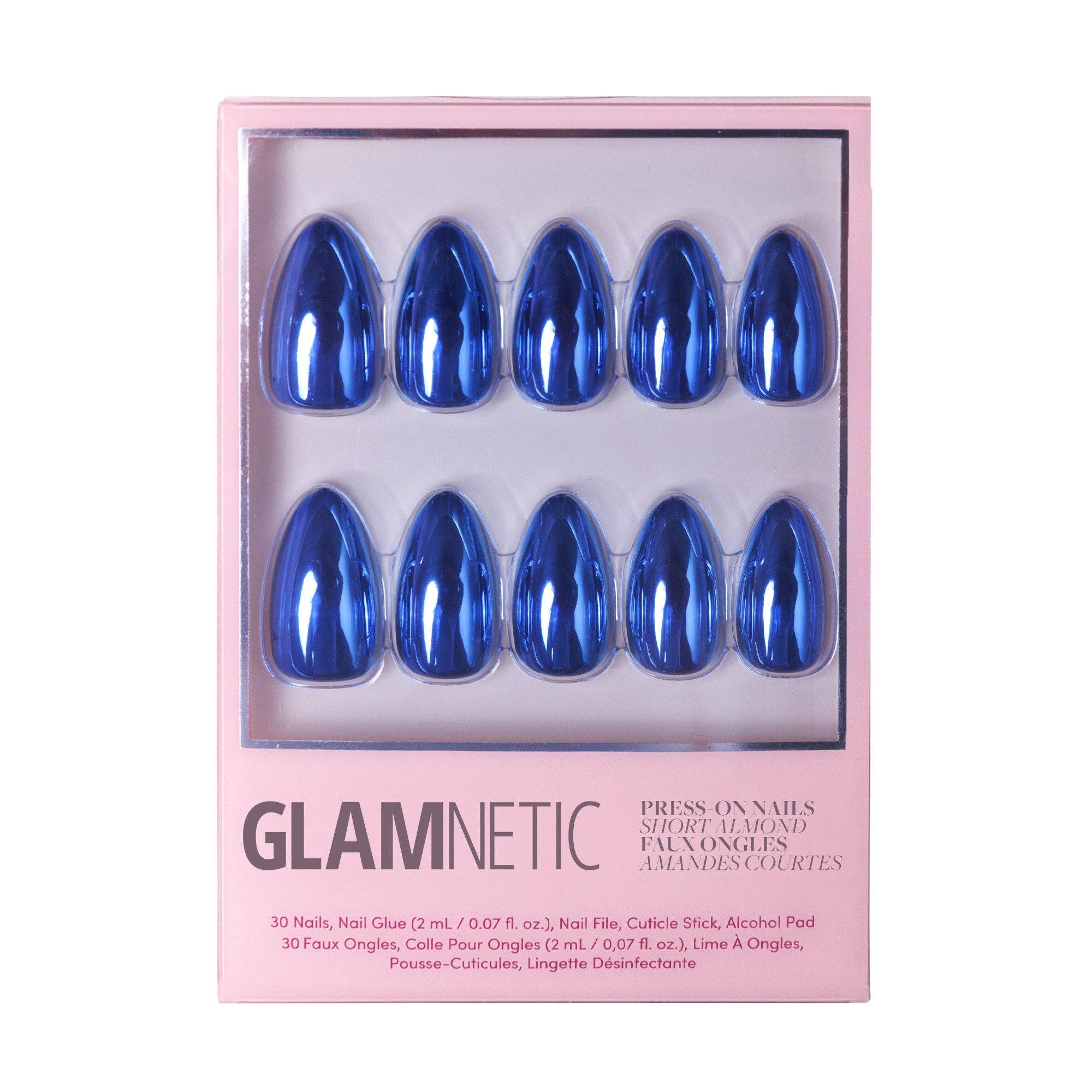 Blue Steel Press-On Nails