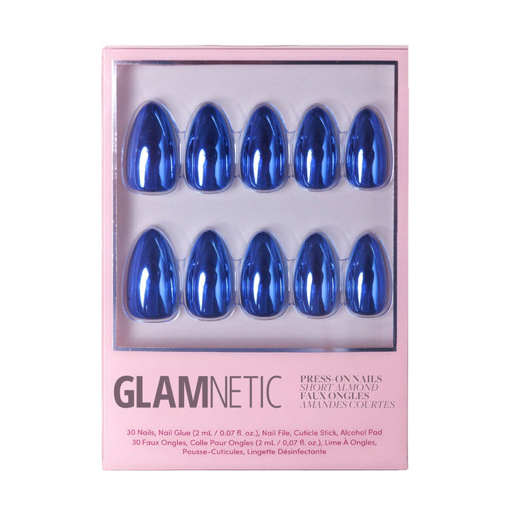 Blue Steel Press-On Nails