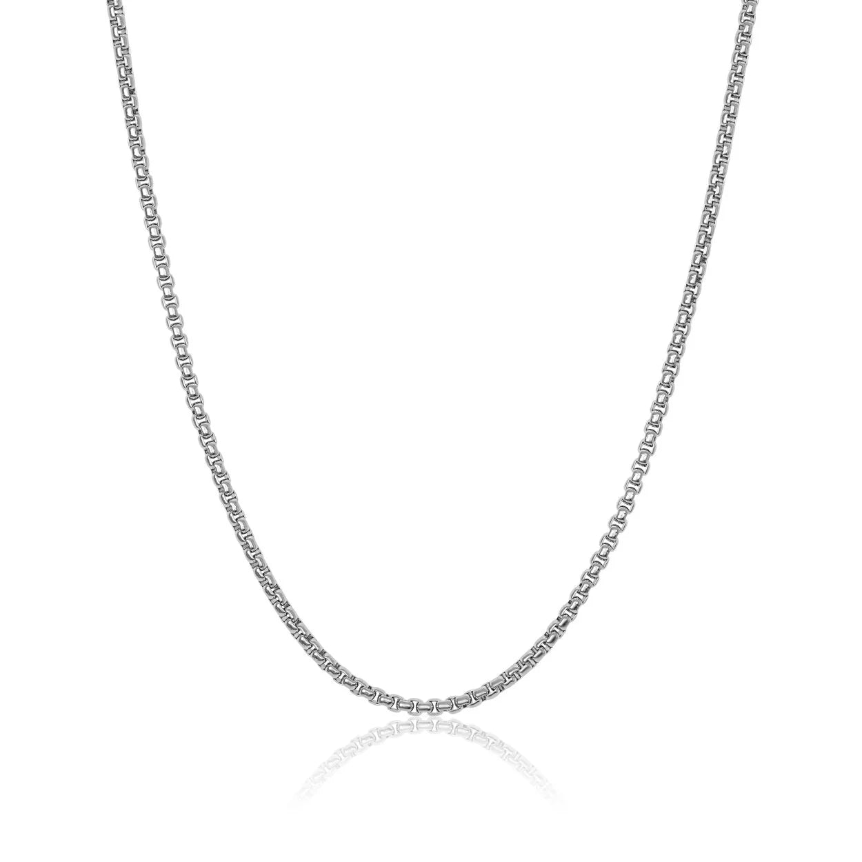 S.STEEL POLISHED 2.5MM-ROUND-BOX