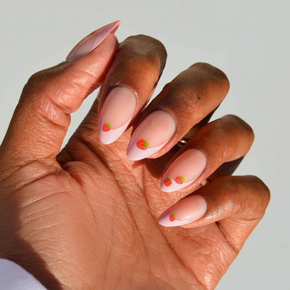 Strawberry Bits Press-On Nails