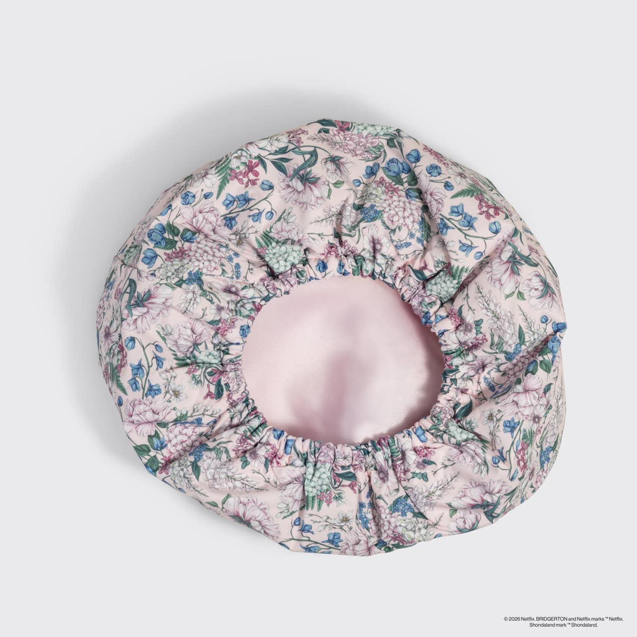 Bridgerton x Kitsch Satin-Lined Flexi Shower Cap