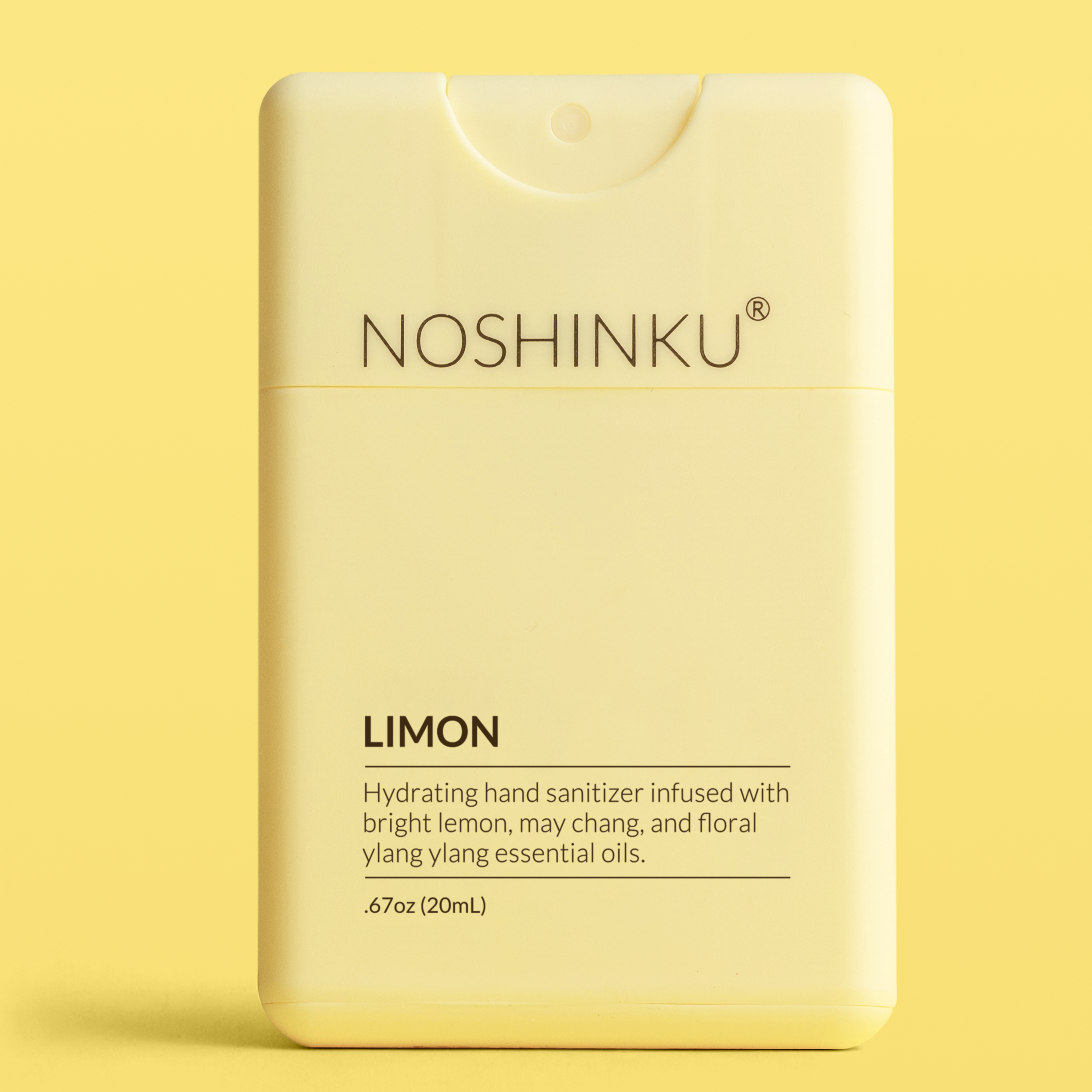 Lemon Ylang-Ylang Moisturizing Pocket Sanitizer | Refillable