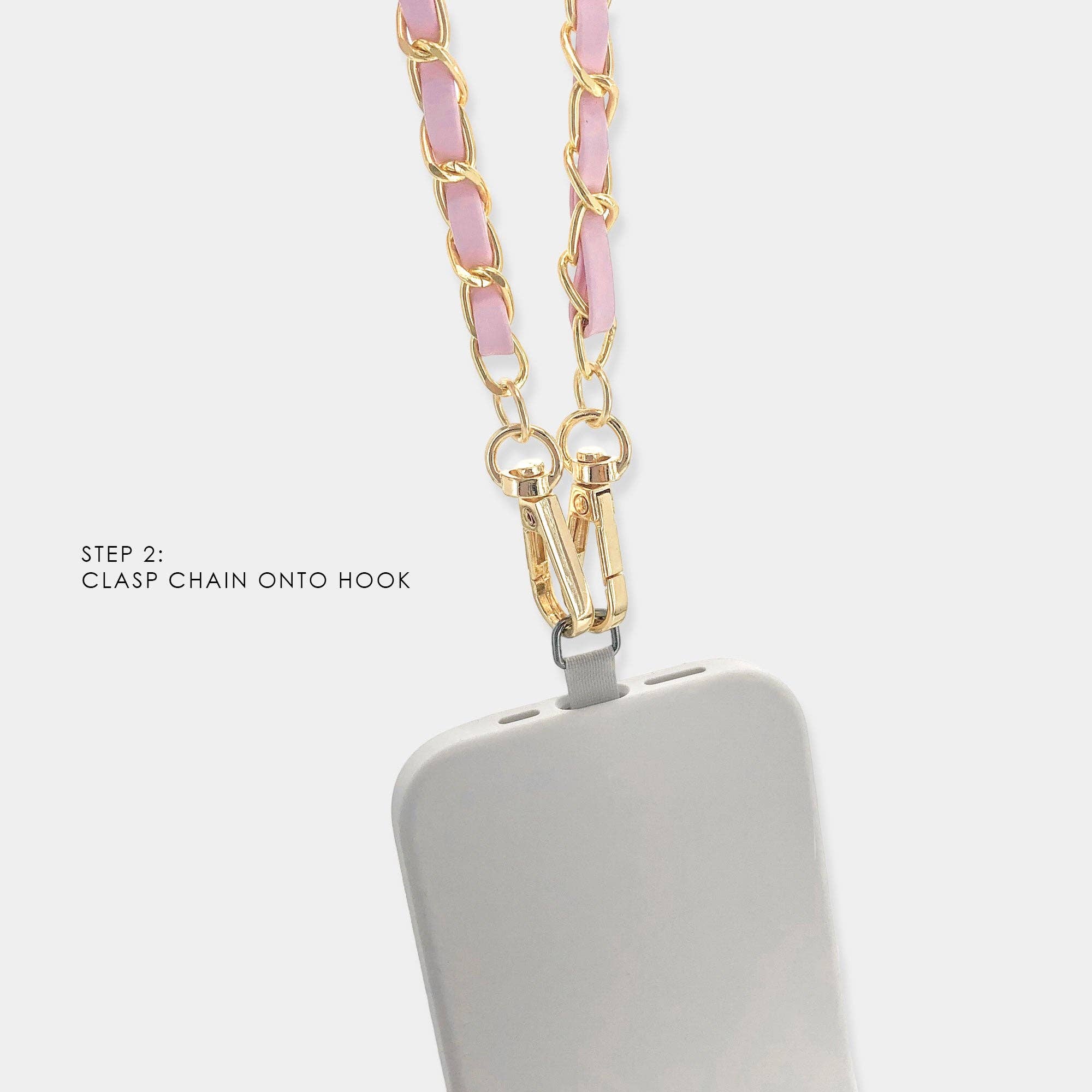 Paperclip Phone Wristlet Chain