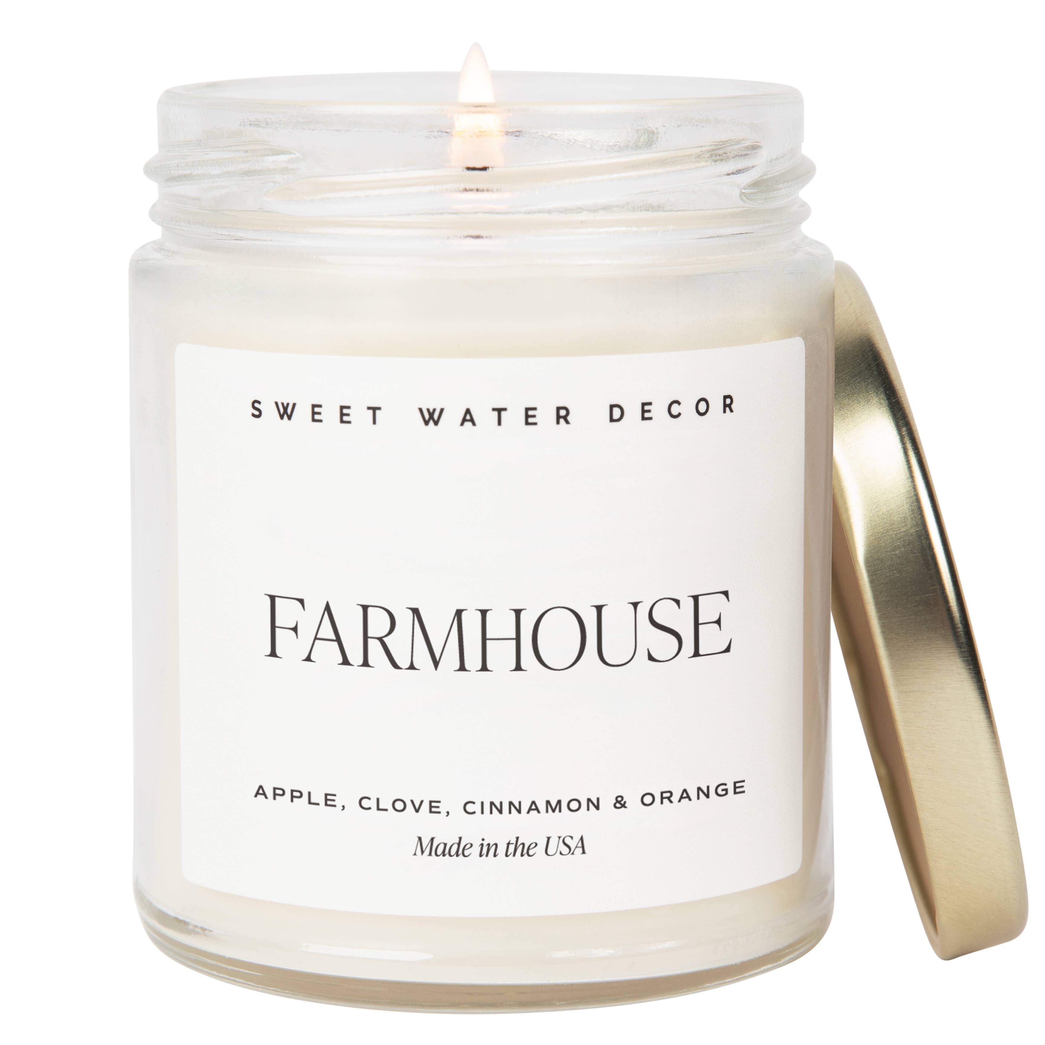 Farmhouse 9 oz Soy Candle - Fall Home Decor & Gifts
