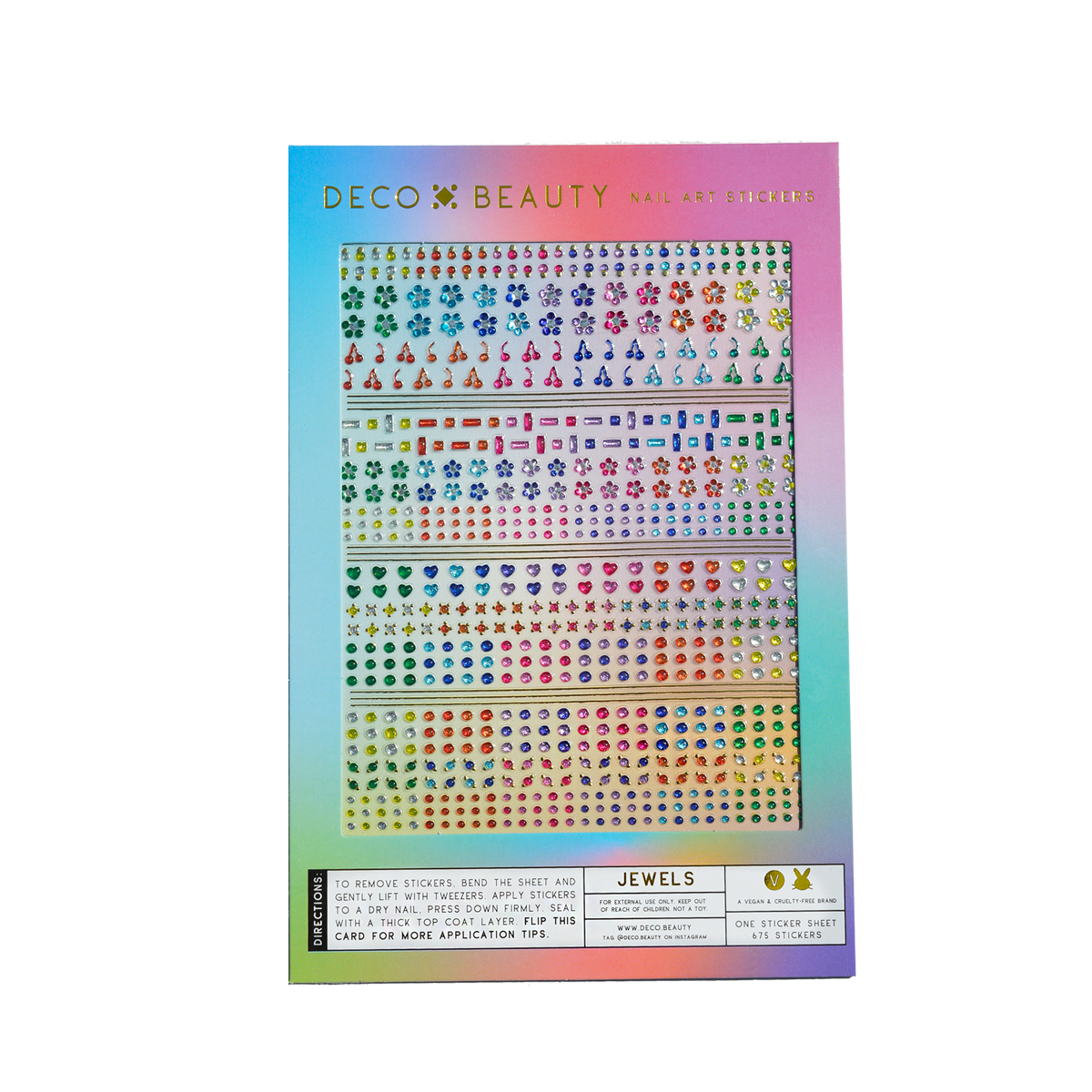 Nail Art Stickers - JEWELS