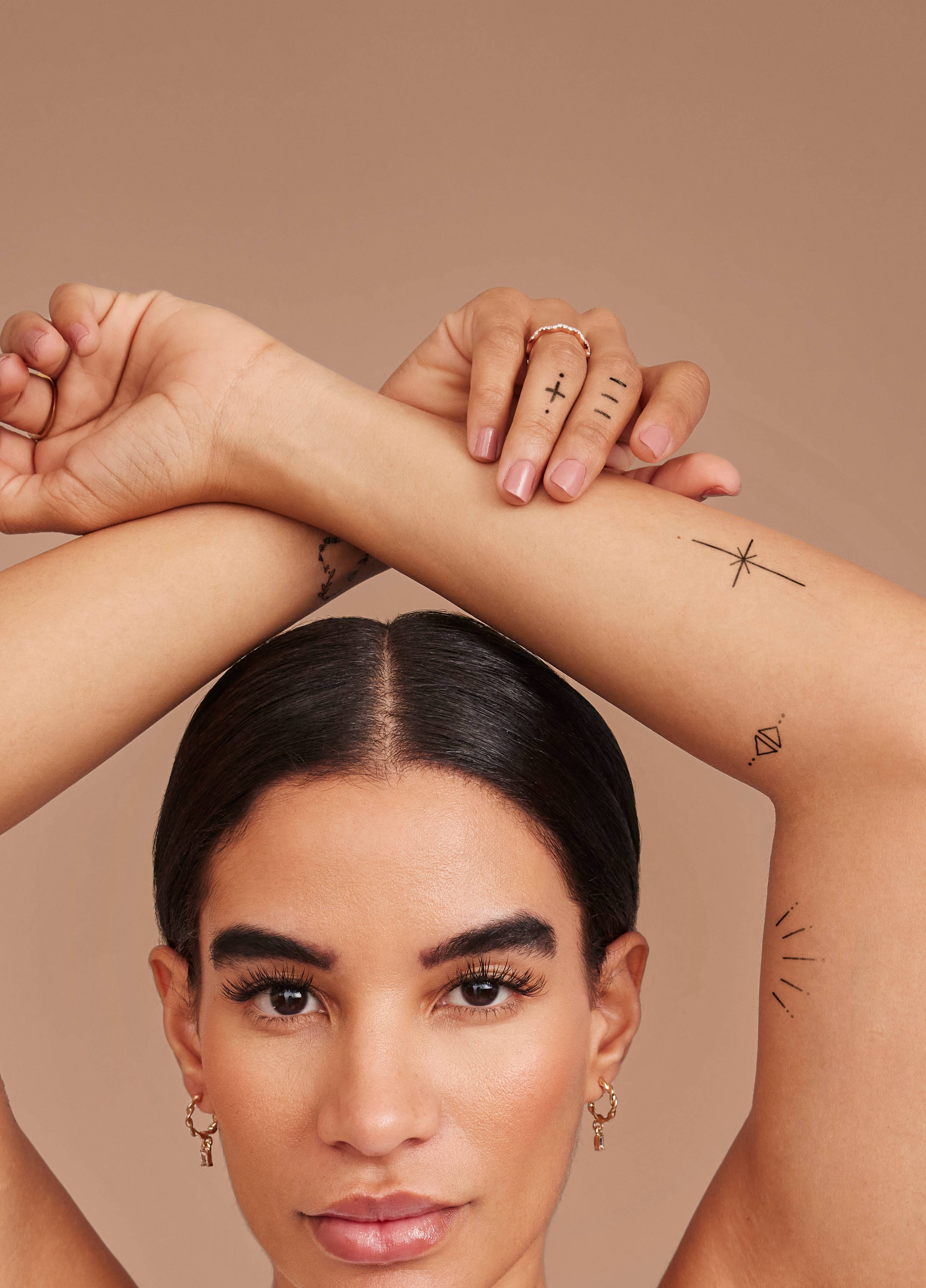 Linear Temporary Tattoo Pack