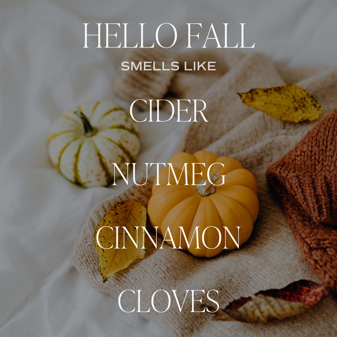 Hello Fall 11 oz Soy Candle
